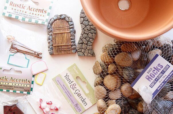 Декор цветочного горшка