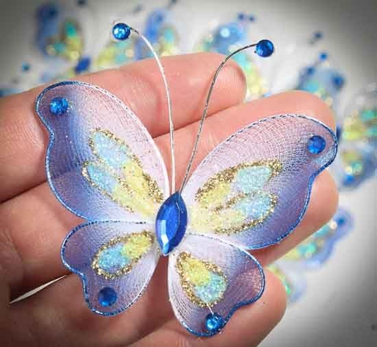Декоративные бабочки из капрона: мастер-класс