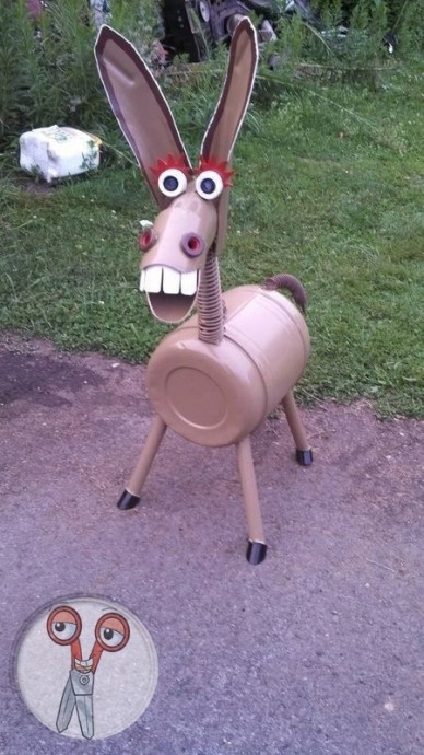 ​Фигуры из пластиковых бутылок