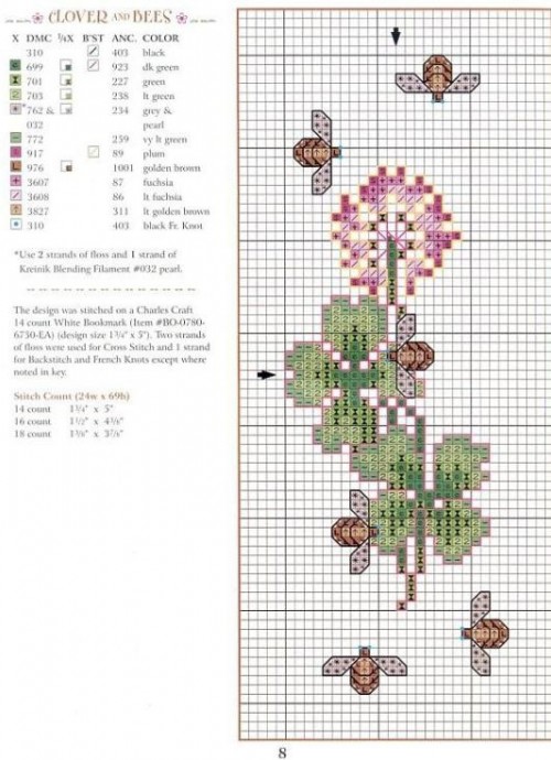 Милая цветочная вышивка