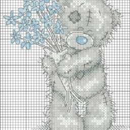 Схемы для вышивки "Мишки Тедди"