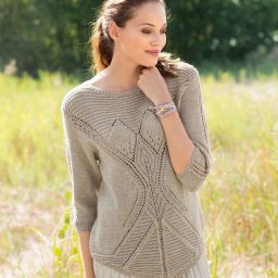 ​Джемпер со скругленным передом