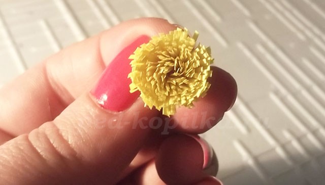 Мастер-класс "Капелька лета" в технике квиллинг