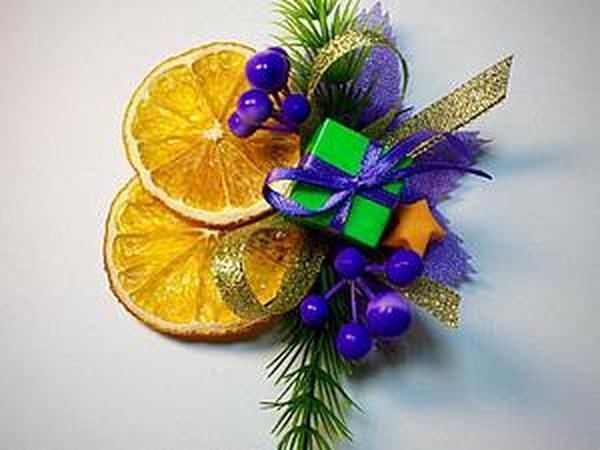 Декор с апельсинами Декор с апельсинами