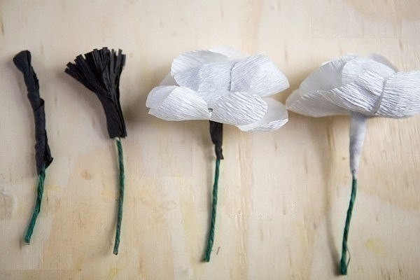 Букет бумажных цветов Букет бумажных цветов