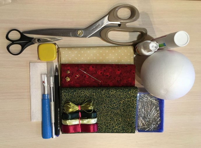 Шар в технике кимекоми