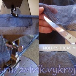 ​Как сделать тонкий рубчик на толстой ткани