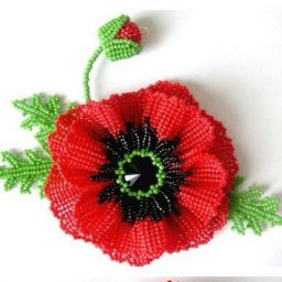 ​Маки из бисера