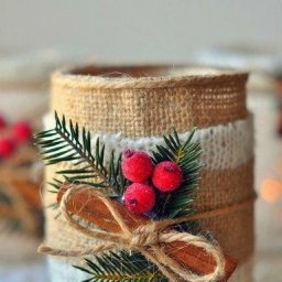 Новогодний подсвечник