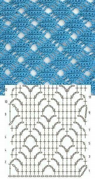 Прекрасные узоры крючком