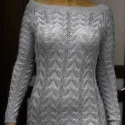 Превосходная идея использования красивого узора для платья