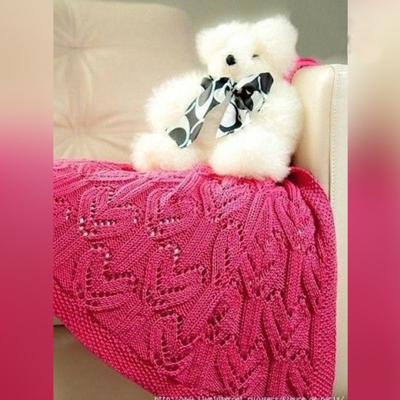 Очень красивый узор для пледа