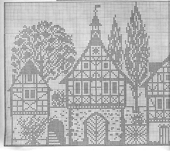 Картина в филейной технике