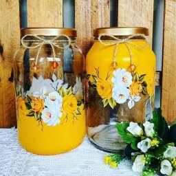 Роспись баночек