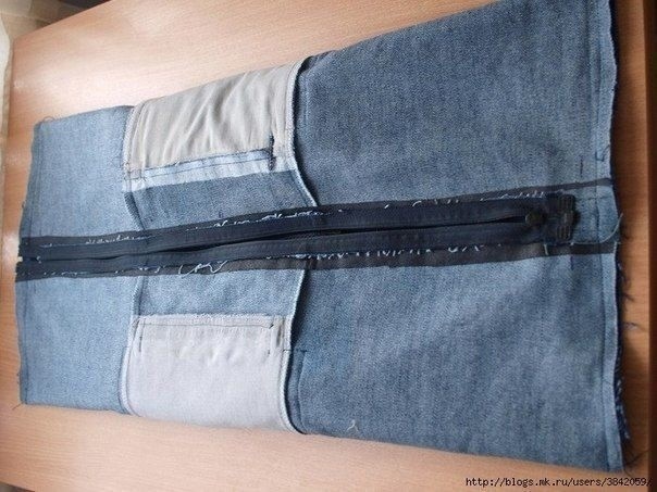 Сумка из старых джинсов