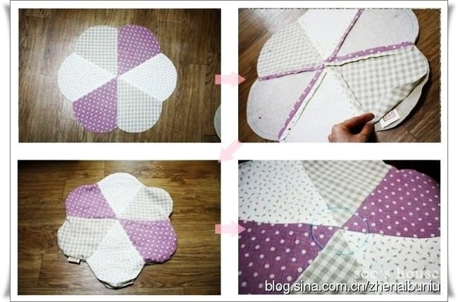 Подушка цветочек: мастер-класс