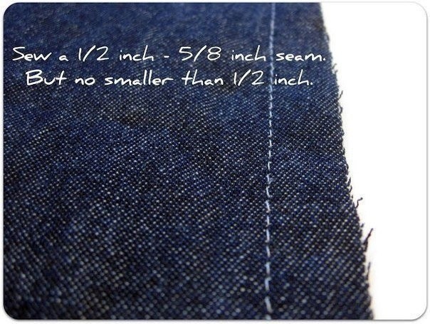 Джинсовый шов: мастер-класс