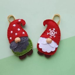 Милые гномики из фетра: мастер-класс