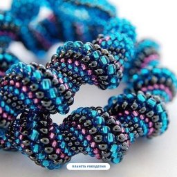 ​Витой жгут из бисера