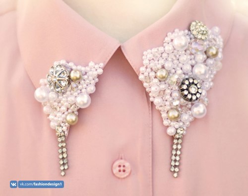 Самостоятельно преображаем и украшаем воротничок