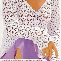 ​Узоры крючком для летних кофточек