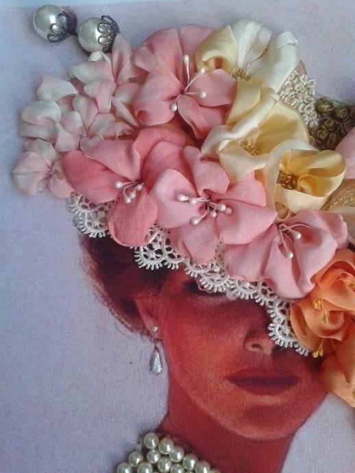 Вышивка лентами: идеи для творчества