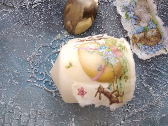 Декупаж свечей