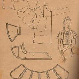 ​Интересные варианты верха блузок