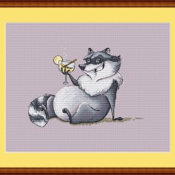 ​Картина "Отдых с весенним коктейлем"