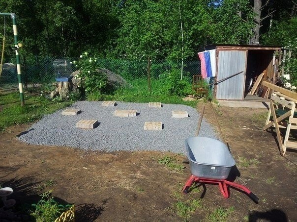 Строительство шестигранной беседки своими руками