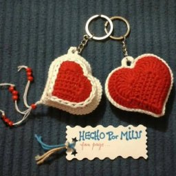 ​Брелоки в виде сердечек