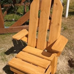 Стул в деревенском стиле адирондак своими руками