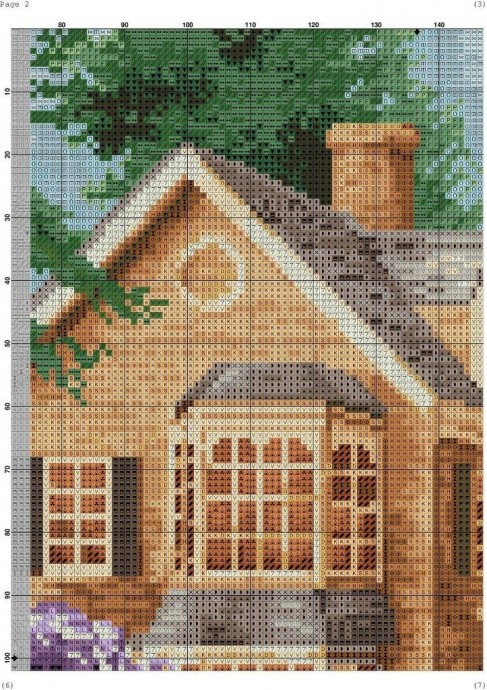 Домик в цветах