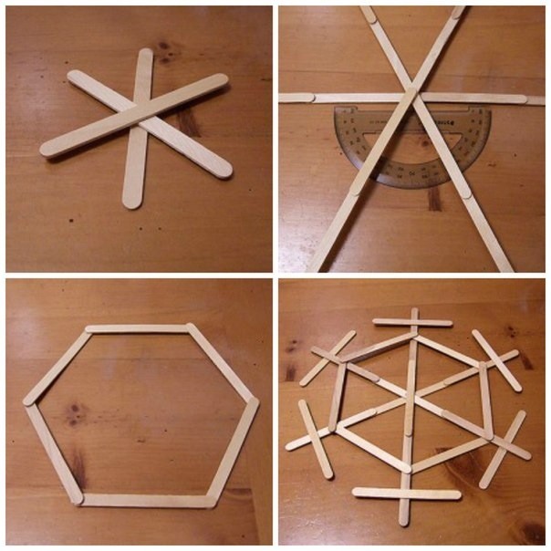 Снежинки для украшения стен