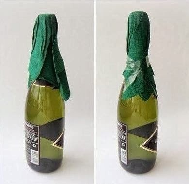 Оформляем бутылку шампанского Оформляем бутылку шампанского