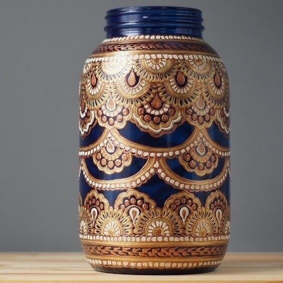 Очень красивые работы с точечной росписью Очень красивые работы с точечной росписью