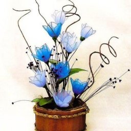 Цветы из капрона