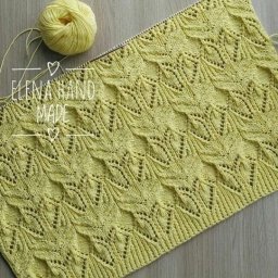 ​Очень красивые узоры на спицах