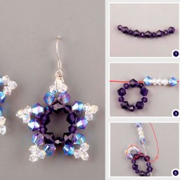 Новогодние украшения из бисера