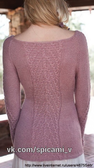 Пуловер изумительной красоты и элегантности Пуловер изумительной красоты и элегантности