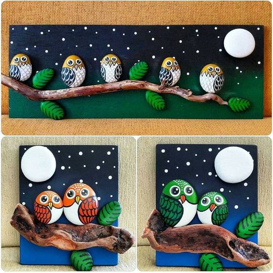 Роспись камней