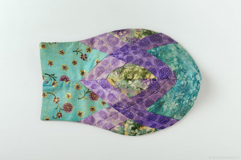 Сумочка "Азиатский сад" в технике печворк