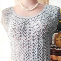 Ажурный топ крючком: кольчуга от разбитого сердца