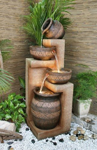 Идеи для садовых водопадов