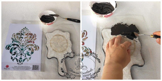 Зеркало "Винтажный букет"