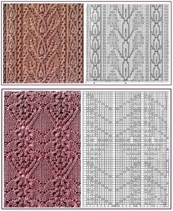 ​Лучшие узоры на спицах