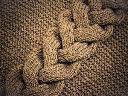 Необычная объемная коса спицами: мастер-класс