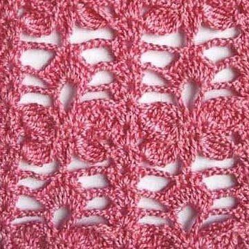 Нежные ажурные узоры крючком