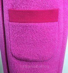 Обработка накладного кармана без отделочной строчки