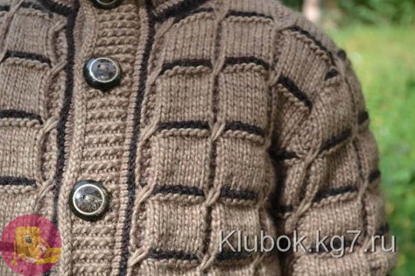 Очень красивый узор для свитера или кардигана или уютного пледа